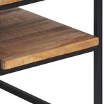 vidaXL Meuble TV 110x30x39 cm teck massif récupéré