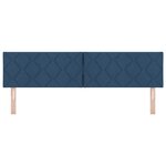 Tête de Lit LED vidaXL Design Blocs de Diamant Bleu 180 cm Tissu