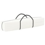 vidaXL Tente de réception pliable Blanc 2x2 m