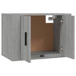 vidaXL Meubles TV muraux 2 Pièces sonoma gris 57x34 5x40 cm
