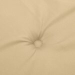 vidaXL Coussin de banc de jardin beige mélangé 150x50x7 cm tissu