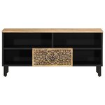 vidaXL Meuble TV 100x33x46 cm bois massif de manguier