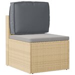 vidaXL Coussin de palette pour dossier Anthracite 50x40x12 cm en tissu Oxford