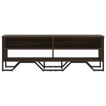 vidaXL Meuble TV chêne marron 122x34x41 cm bois d'ingénierie