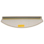 vidaXL Tapis d'escalier 10 Pièces 65x24x4 cm Taupe