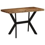 vidaXL Table à manger 110x55x75 cm bois de manguier massif