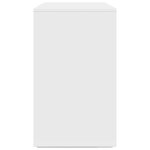 vidaXL Buffet blanc Blanc Bois d'ingénierie 120 x 41 x 75 cm