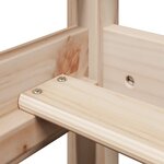 vidaXL Lit de jour avec toit sans matelas 80x200 cm bois massif