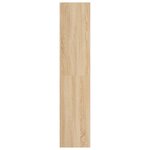vidaXL Bibliothèque/Meuble TV Chêne sonoma 36x30x143cm Bois ingénierie