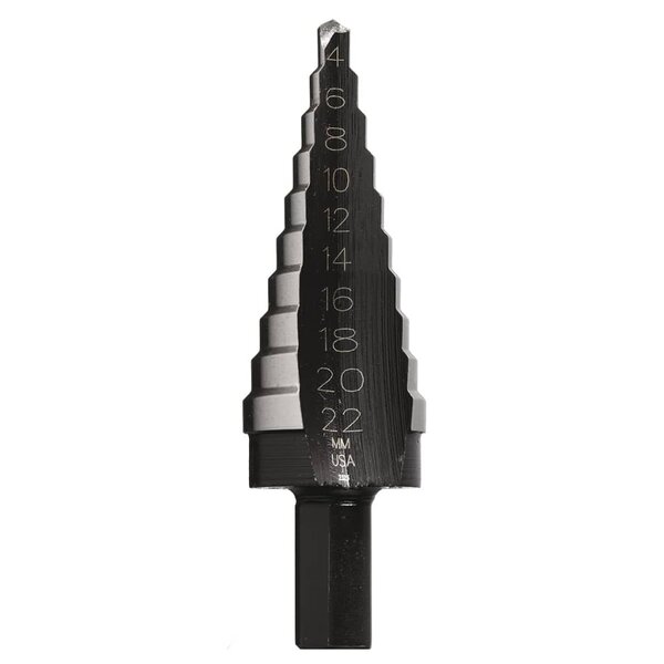 Foret étagé ubit 4-22 mm 10 trous de irwin 10502853