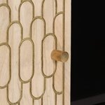 vidaXL Armoire latérale 90x33x75 cm bois massif de manguier