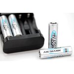 Ansmann pies rechargeables mignon aa hr6 4 pièces 2850 mah