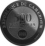 GOOD LUCK II Argent Monnaie 500 Francs Cameroon 2022