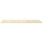 vidaXL Lattes de lit 80x200 cm bois de pin massif