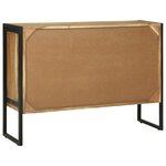 vidaXL Buffet 100x30x75 cm Bois Massif d'Acacia
