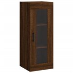 vidaXL Armoire murale chêne marron 34 5x34x90 cm