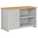 vidaXL Meuble TV Gris 95 x 39 x 58 cm