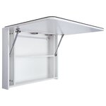 vidaXL Armoire de salle de bain à miroir LED 80x9 5x55 cm