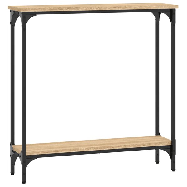 vidaXL Table console chêne sonoma 75x22 5x75 cm bois d'ingénierie