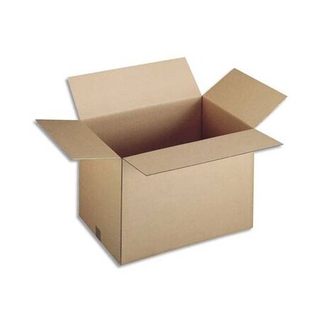 Lot de 100 cartons caisse américaine simple cannelure  200 x 150 x 120 mm ou 20 x 15 x 12 cm