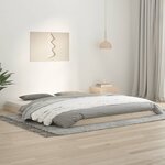 vidaXL Cadre de lit 180x200 cm Super King bois de pin massif