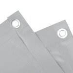 vidaXL Écran d'intimité de balcon gris 600x120 cm PVC