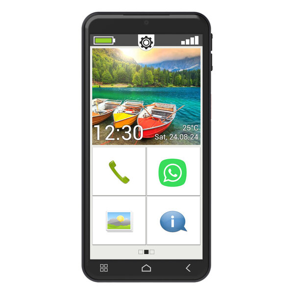 Emporia SMART.6lite  fonction SOS  capteur d'empreintes  compatible appareils auditifs
