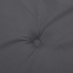 vidaXL Coussin de banc de jardin anthracite 200x50x4 cm tissu oxford