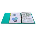 Classeur À Levier Prem'touch Intérieur Et Extérieur En Polypropylène - Dos 80mm - A4 Maxi. - Vert Clair - X 10 - Exacompta