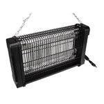 Perel Destructeur d'insectes  électrique  LED UV  grille 2800 V  bac collecteur amovible  80 m²  noir