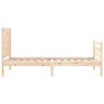 vidaXL Cadre de lit sans matelas bois massif