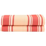 vidaXL Tissu de remplacement d'auvent Multicolore 10x1.6 m