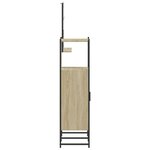 vidaXL Ensemble d'armoires de salle de bain 3 Pièces chêne sonoma