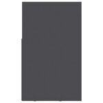 vidaXL Meuble TV Gris 120x30x50 cm Bois d'ingénierie