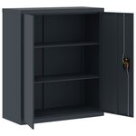 vidaXL Classeur anthracite 90x40x145 cm acier