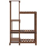 vidaXL Support à fleurs 62 5x61 5x101 5 cm bois massif de sapin
