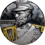 Pièce de monnaie en Argent 2000 Francs g 62.2 (2 oz) Millésime 2025 Myths and Masters of the Seven Seas COMMANDER OF THE ATLANTIC