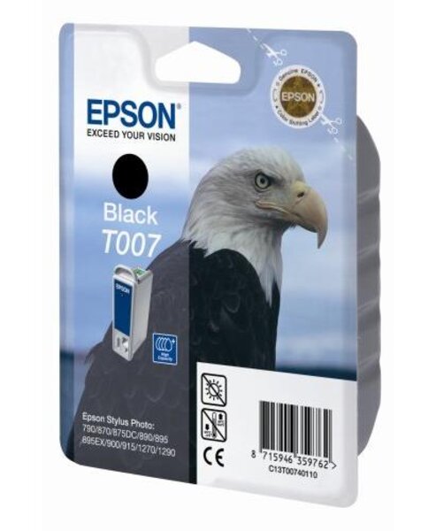 Cartouche jet d’encre noir pour stylus photo 870-875 t007401 epson