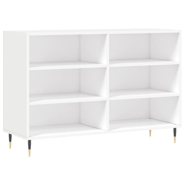 vidaXL Buffet blanc 103 5x35x70 cm bois d'ingénierie