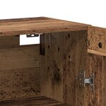 vidaXL Set de meubles muraux 2 Pièces Bois Ancien 69 5x34x90 cm