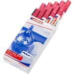 Marqueur Peinture brillante 750 Rouge Pointe Ronde 2-4 mm x 10 EDDING