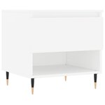 vidaXL Tables basses 2 Pièces blanc 50x46x50 cm bois d'ingénierie