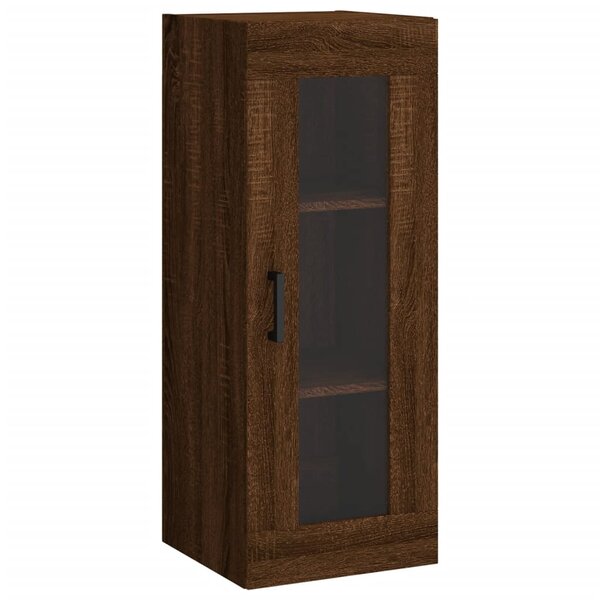 vidaXL Armoire murale chêne marron 34 5x34x90 cm