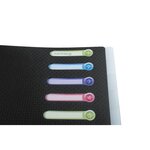 Trieur polypropylène 3 rabats 12 compartiments OPAK - Noir EXACOMPTA