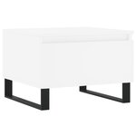 vidaXL Tables basses 2 Pièces blanc 50x46x35 cm bois d'ingénierie