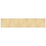 vidaXL Tapis rectangulaire naturel clair 100x1000 cm bambou