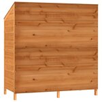 vidaXL Remise de jardin Marron 102x52x112 cm Bois de sapin solide