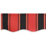 vidaXL valance de auvent pour cadre de 2.5 m Multicolore 2.3x0.2 m