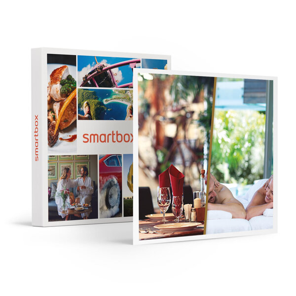 SMARTBOX - Coffret Cadeau Massage avec accès à l’espace bien-être et dîner Menu 3 Plats pour 2 -  Multi-thèmes