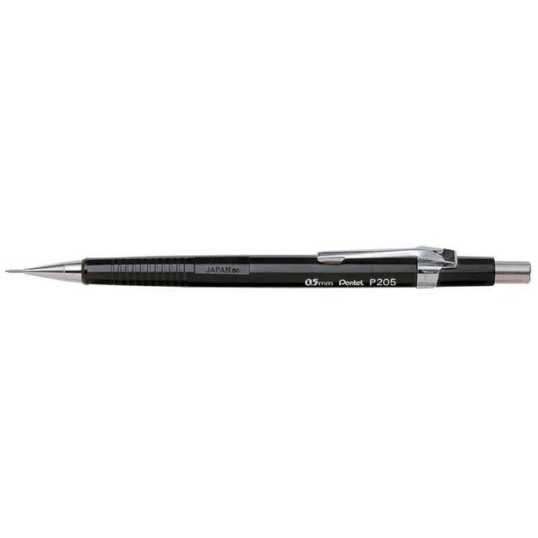 Portemines p 205 pour mines 0 5 mm noir x 12 pentel